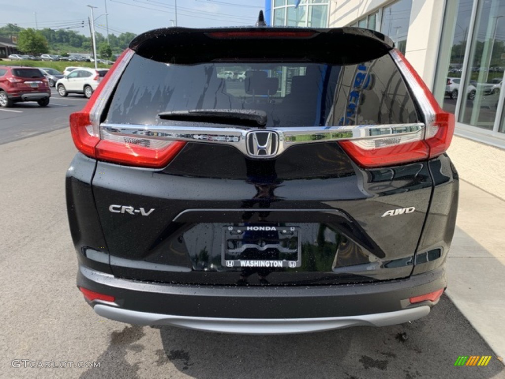 2019 CR-V EX AWD - Crystal Black Pearl / Black photo #6