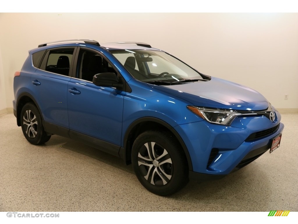2016 RAV4 LE AWD - Electric Storm Blue / Black photo #1