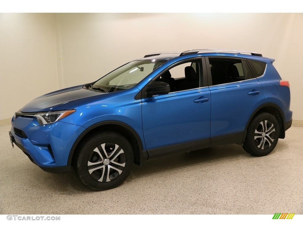2016 RAV4 LE AWD - Electric Storm Blue / Black photo #3