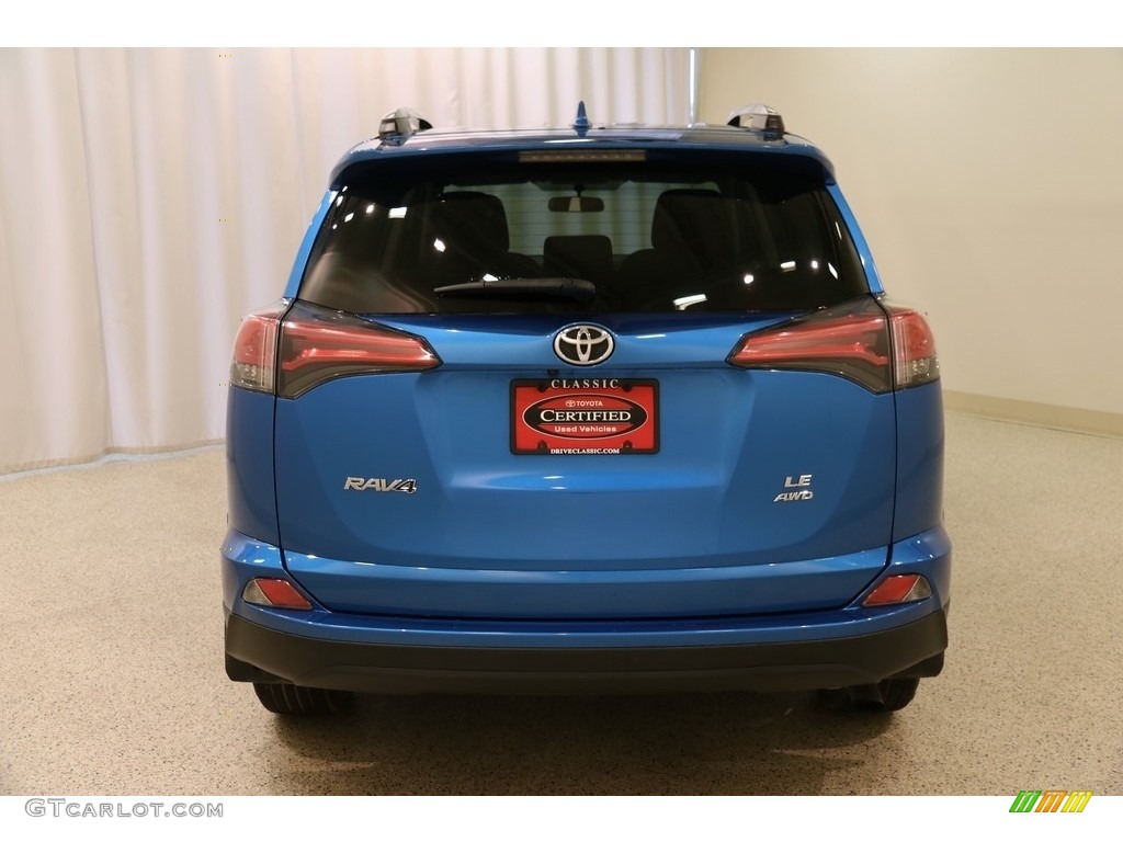 2016 RAV4 LE AWD - Electric Storm Blue / Black photo #17