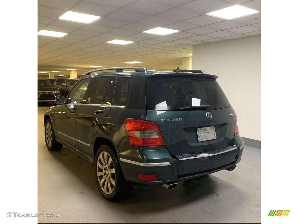 2011 GLK 350 4Matic - Jade Green Metallic / Almond/Black photo #3