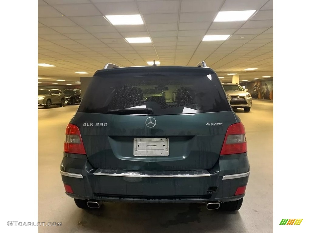 2011 GLK 350 4Matic - Jade Green Metallic / Almond/Black photo #4