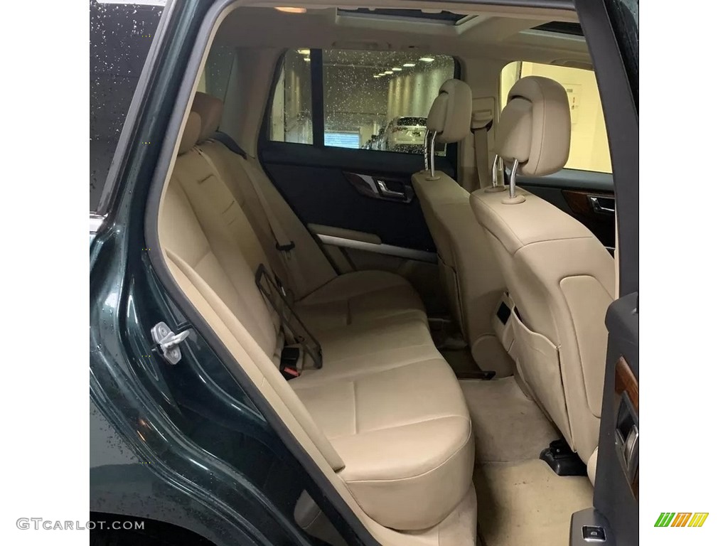 2011 GLK 350 4Matic - Jade Green Metallic / Almond/Black photo #11