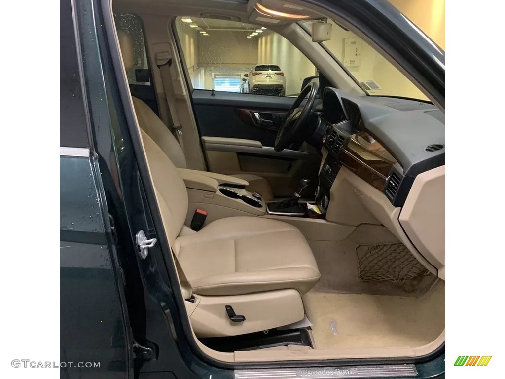 2011 GLK 350 4Matic - Jade Green Metallic / Almond/Black photo #12