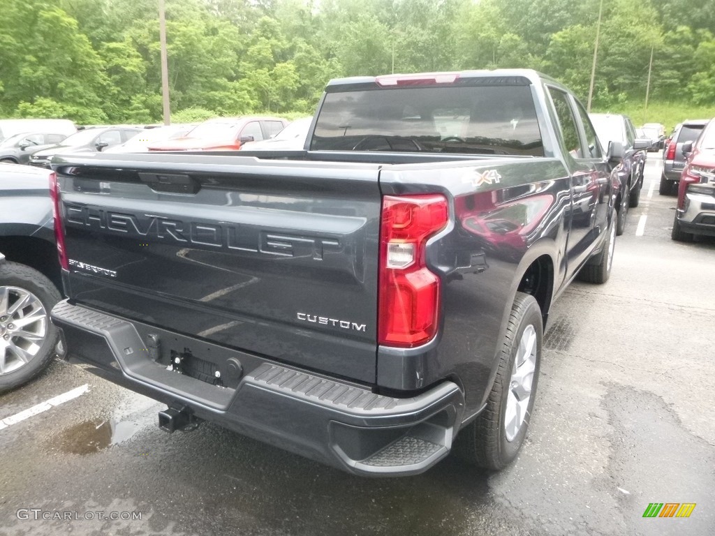 2019 Silverado 1500 Custom Crew Cab 4WD - Shadow Gray Metallic / Jet Black photo #5