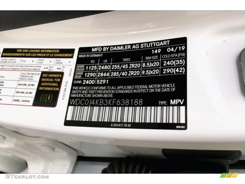 2019 GLC 300 4Matic Coupe - Polar White / Black photo #11