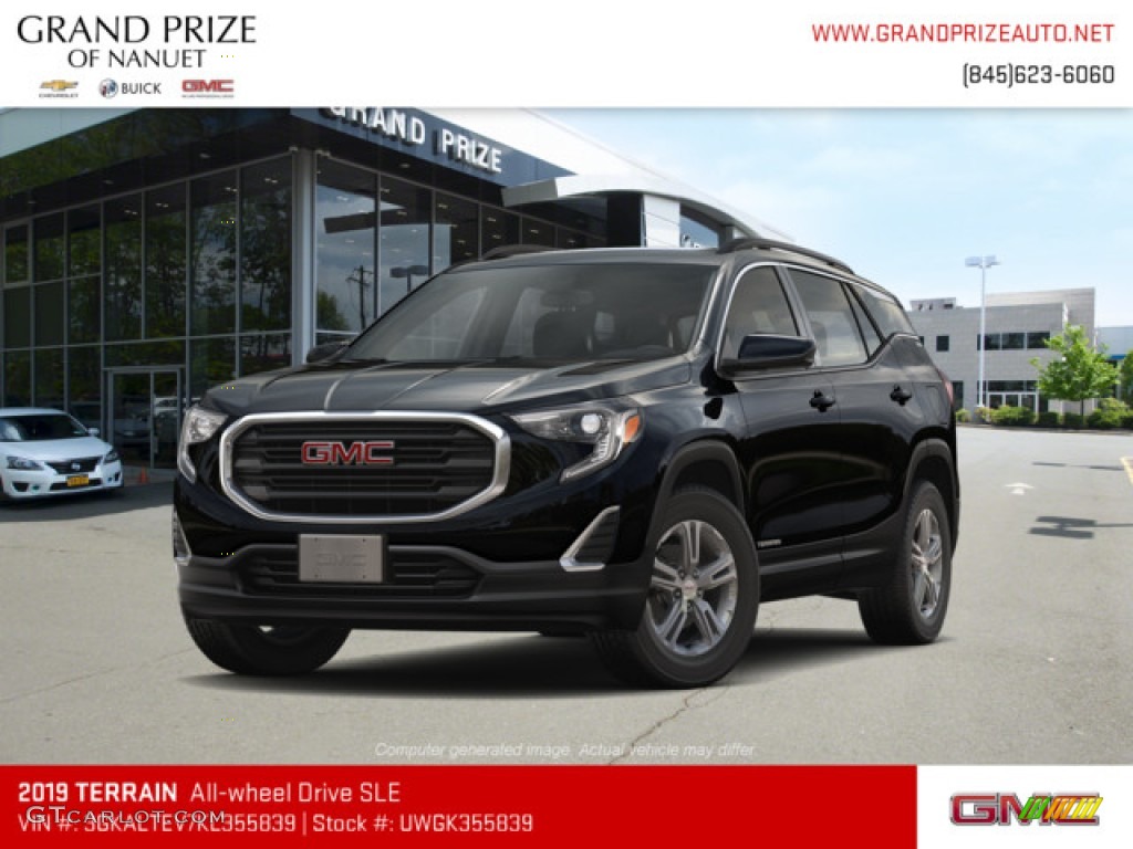 2019 Terrain SLE AWD - Ebony Twilight Metallic / Jet Black photo #1