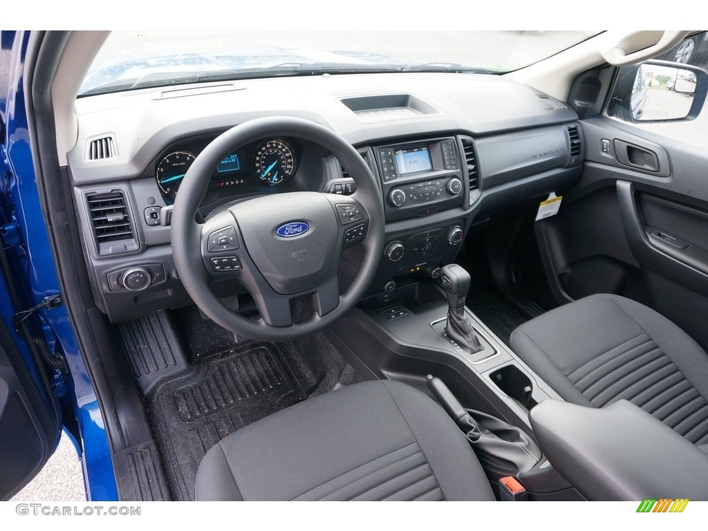 Ebony Interior 2019 Ford Ranger XL SuperCab Photo #133593436