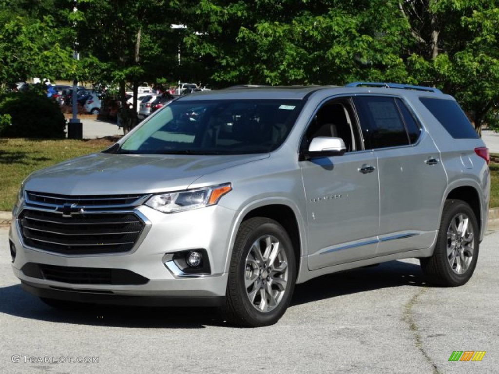 2019 Traverse Premier - Silver Ice Metallic / Dark Atmosphere/Medium Ash Gray photo #5