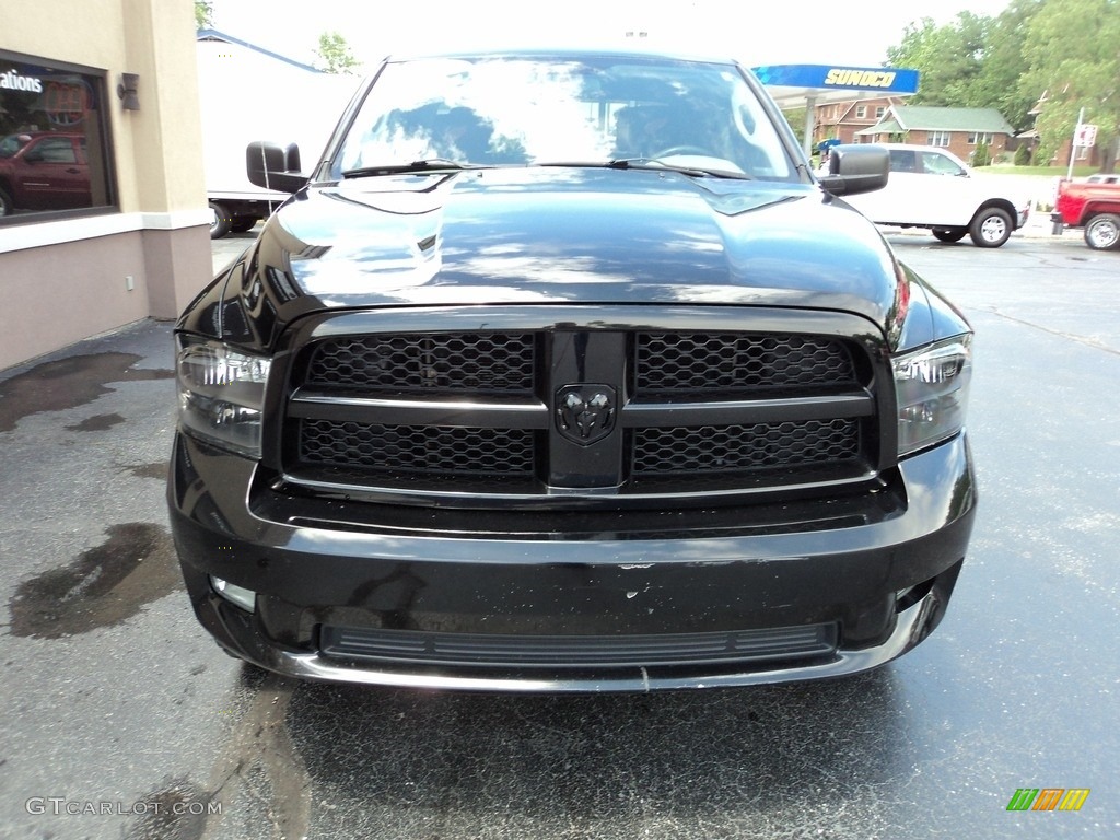 2012 Ram 1500 ST Crew Cab 4x4 - Black / Dark Slate Gray/Medium Graystone photo #20