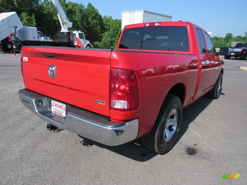 2012 Ram 1500 ST Quad Cab - Flame Red / Dark Slate Gray/Medium Graystone photo #5