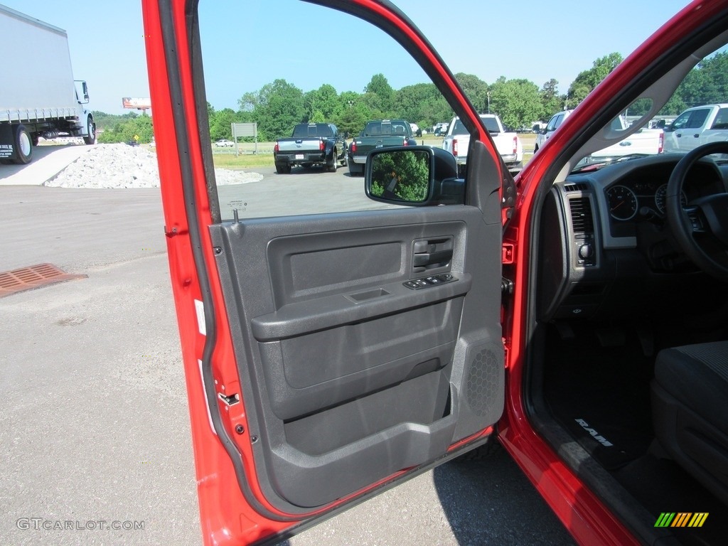 2012 Ram 1500 ST Quad Cab - Flame Red / Dark Slate Gray/Medium Graystone photo #14