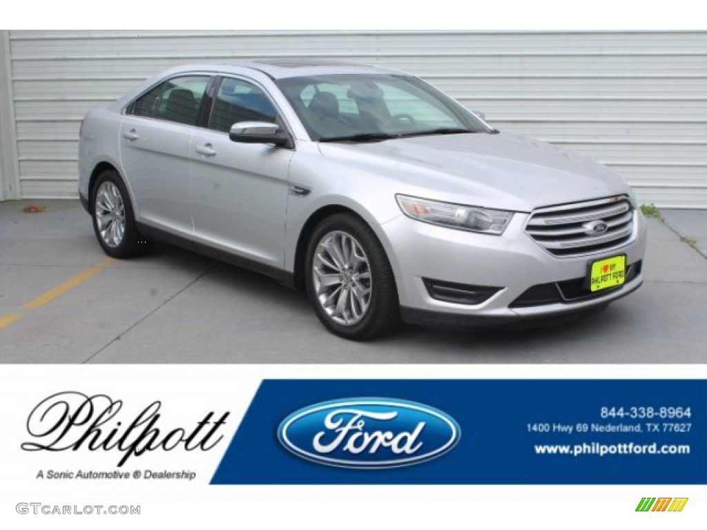 2013 Taurus Limited - Ingot Silver Metallic / Charcoal Black photo #1