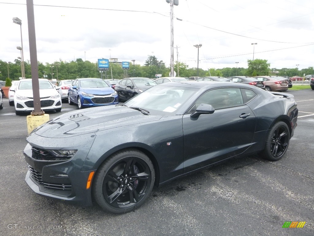 2019 Camaro SS Coupe - Shadow Gray Metallic / Kalahari photo #1