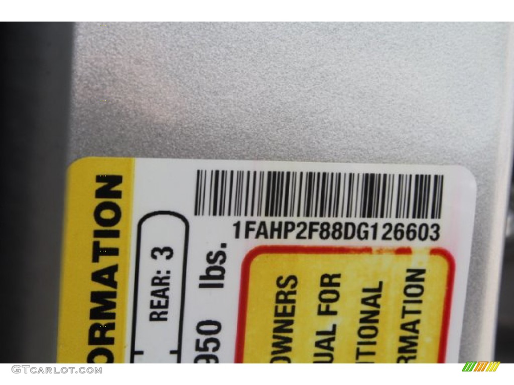 2013 Taurus Limited - Ingot Silver Metallic / Charcoal Black photo #30
