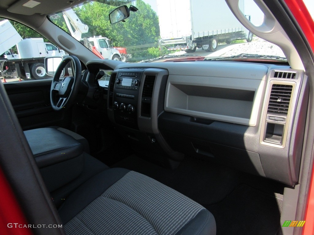 2012 Ram 1500 ST Quad Cab - Flame Red / Dark Slate Gray/Medium Graystone photo #40
