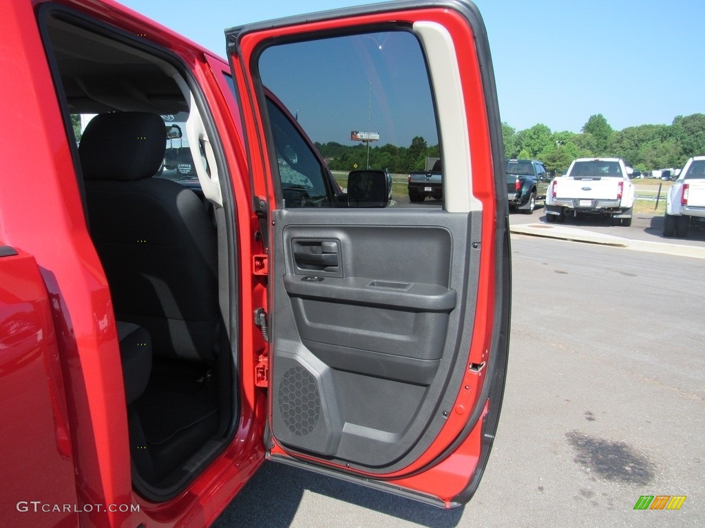 2012 Ram 1500 ST Quad Cab - Flame Red / Dark Slate Gray/Medium Graystone photo #46