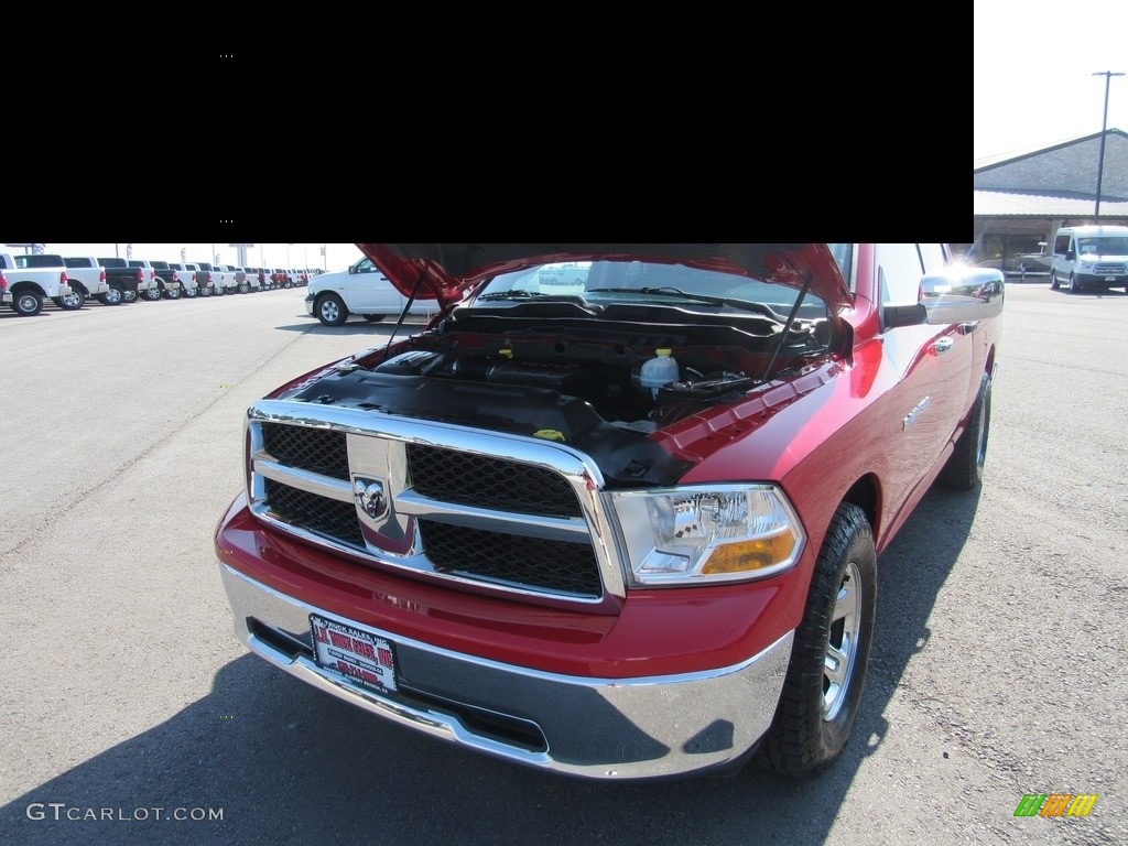 2012 Ram 1500 ST Quad Cab - Flame Red / Dark Slate Gray/Medium Graystone photo #53