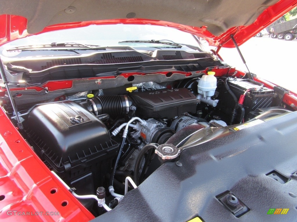 2012 Ram 1500 ST Quad Cab - Flame Red / Dark Slate Gray/Medium Graystone photo #55