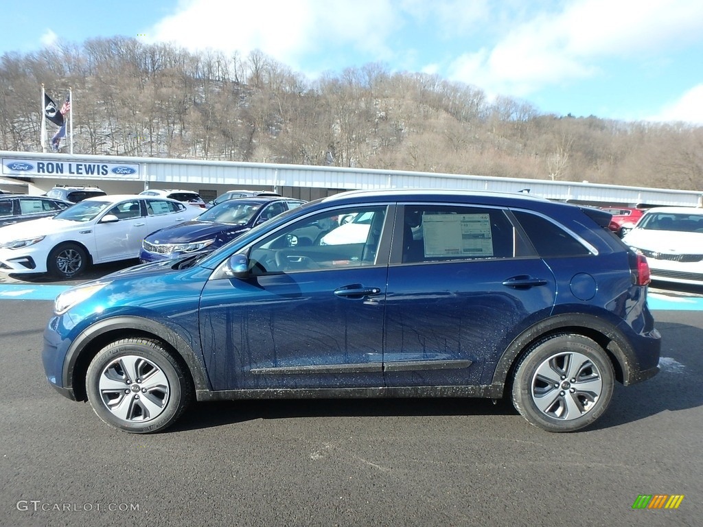 2019 Niro LX Hybrid - Deep Cerulean Blue / Black photo #6