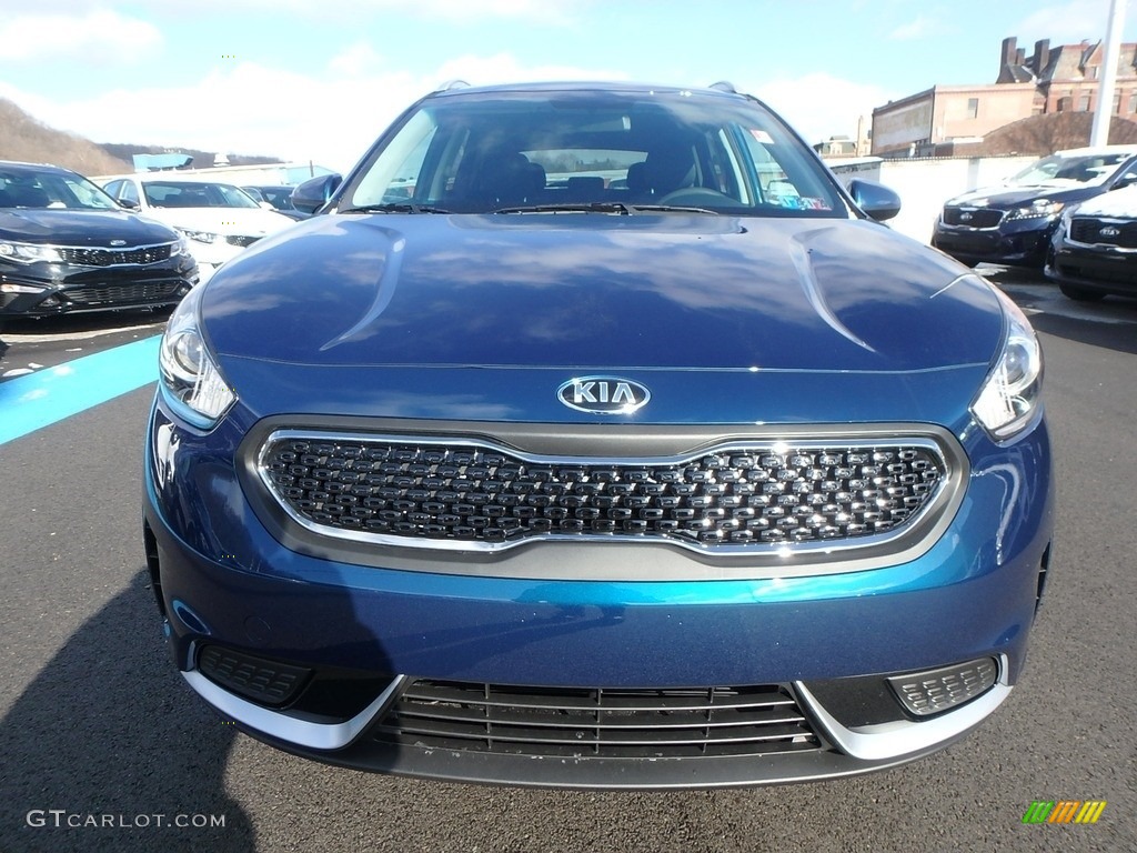 2019 Niro LX Hybrid - Deep Cerulean Blue / Black photo #8