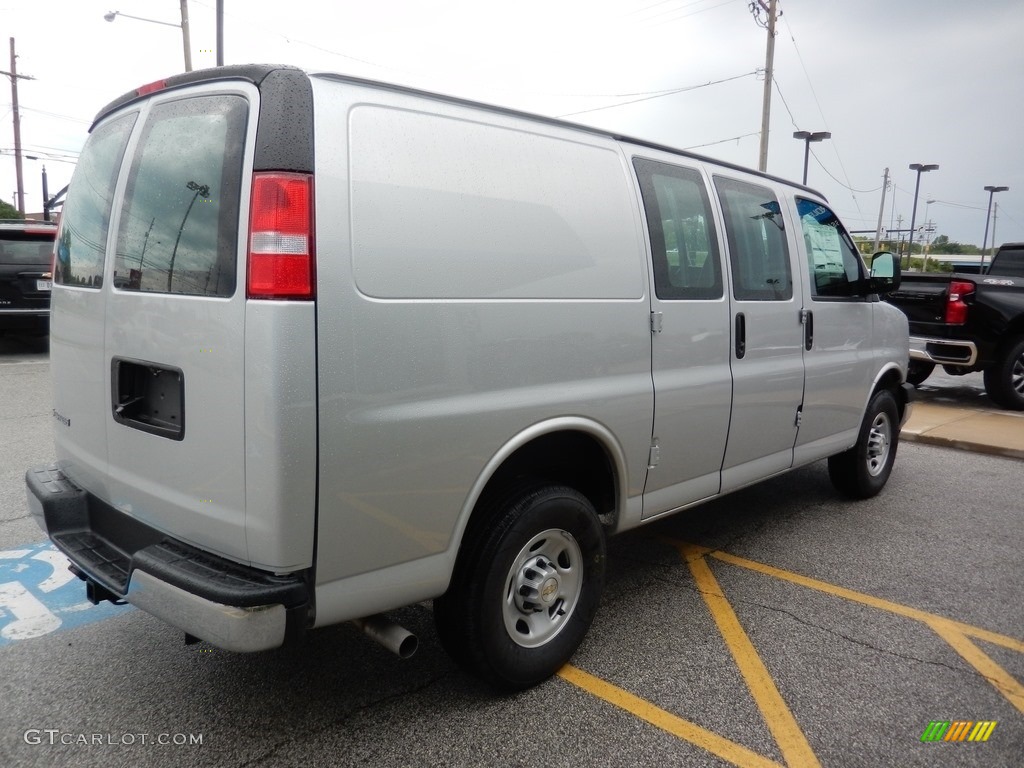Silver Ice Metallic 2019 Chevrolet Express 2500 Cargo WT Exterior Photo #133604663