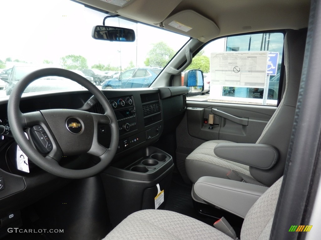 Medium Pewter Interior 2019 Chevrolet Express 2500 Cargo WT Photo #133604732