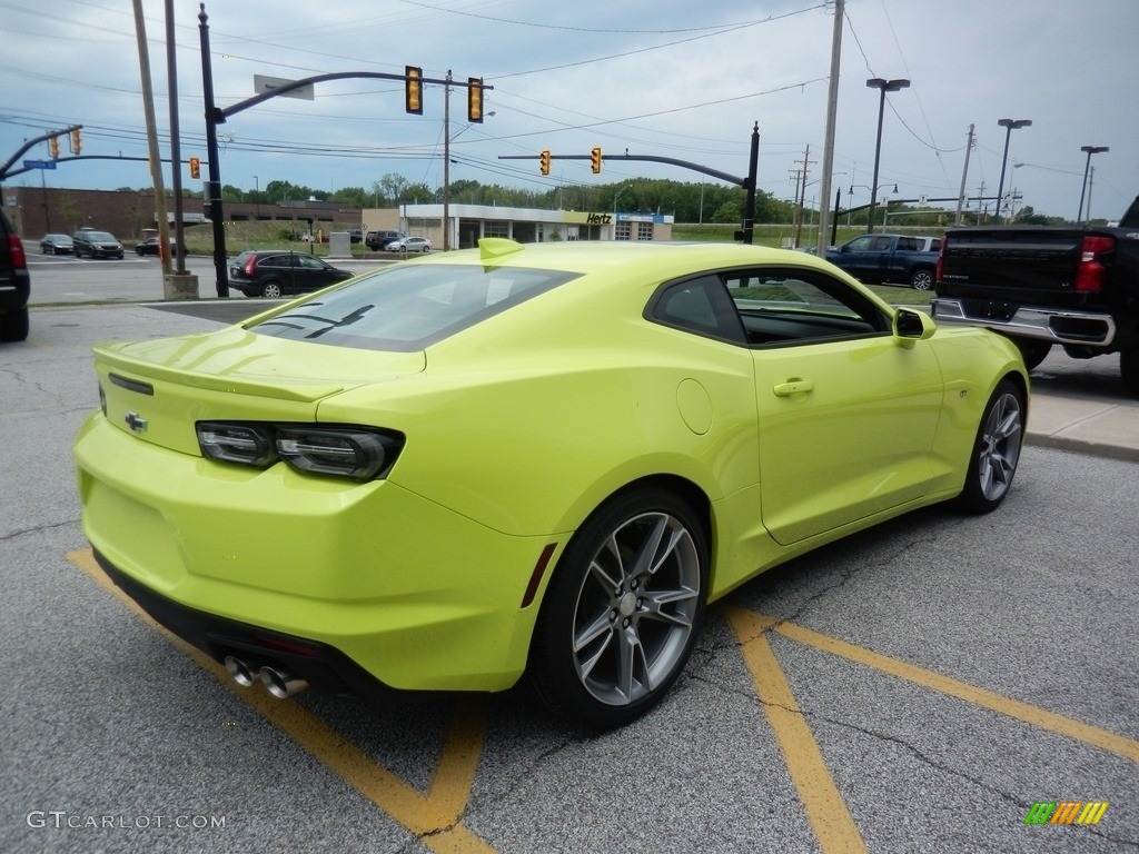 2019 Camaro LT Coupe - Shock (Light Green) / Jet Black photo #4