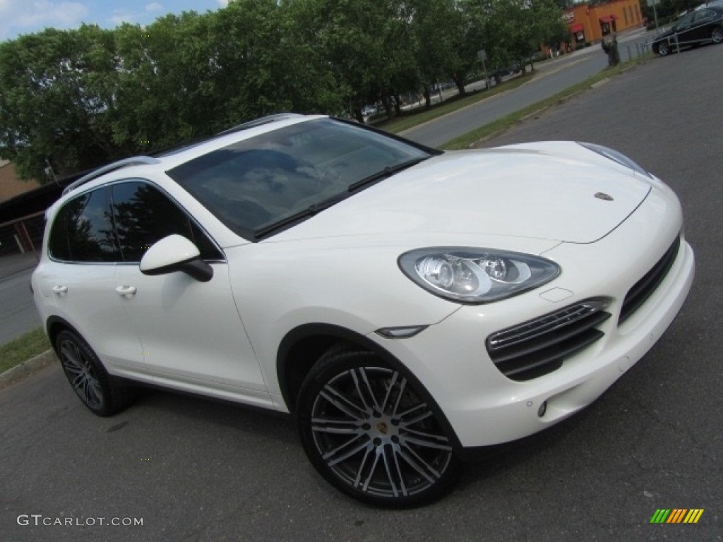 2012 Cayenne S - Sand White / Umber Brown/Light Tartufo photo #3