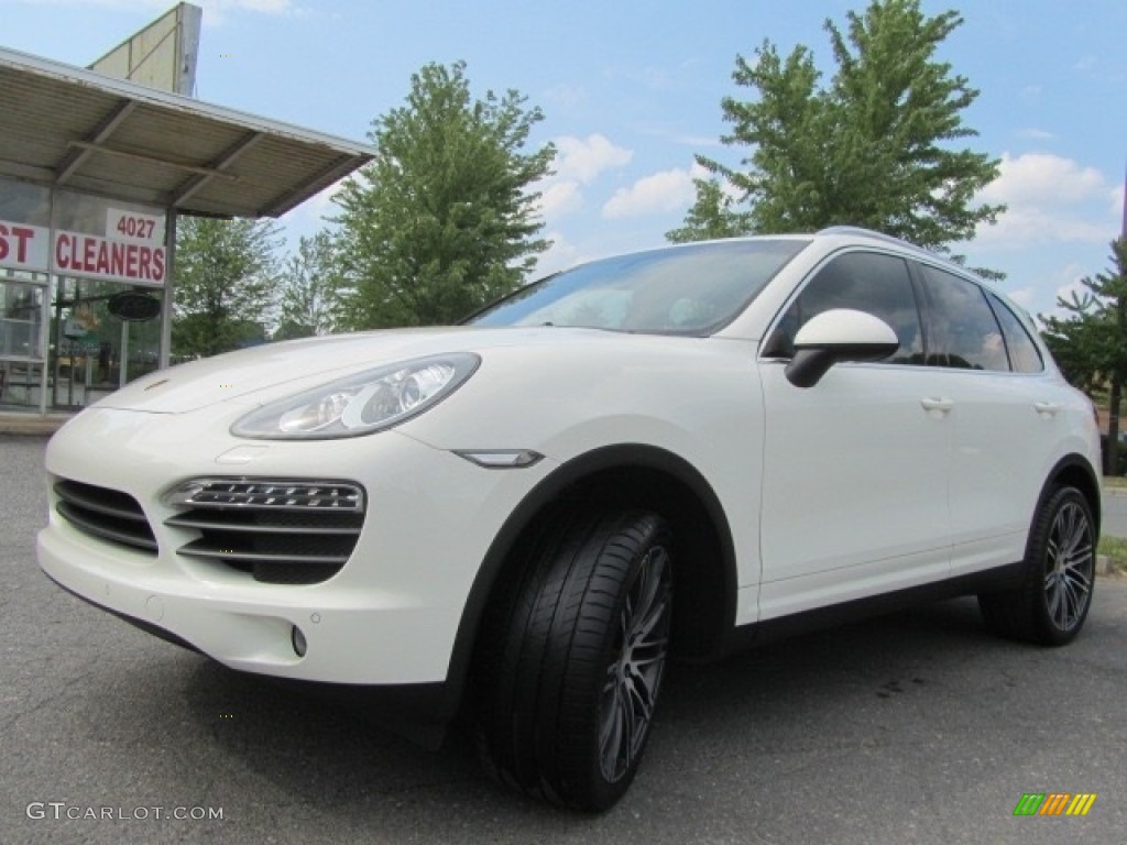 2012 Cayenne S - Sand White / Umber Brown/Light Tartufo photo #6