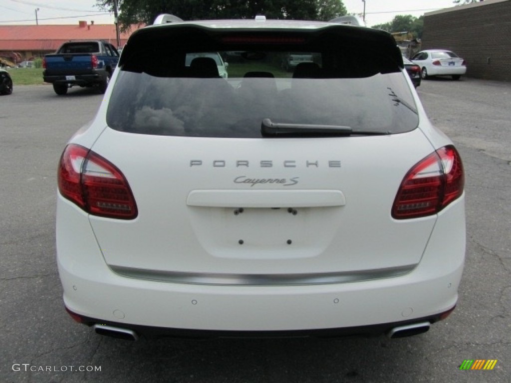 2012 Cayenne S - Sand White / Umber Brown/Light Tartufo photo #9