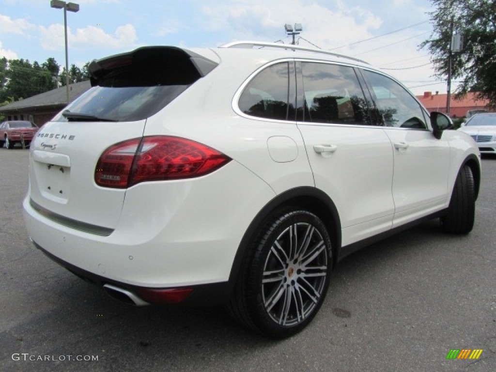 2012 Cayenne S - Sand White / Umber Brown/Light Tartufo photo #10