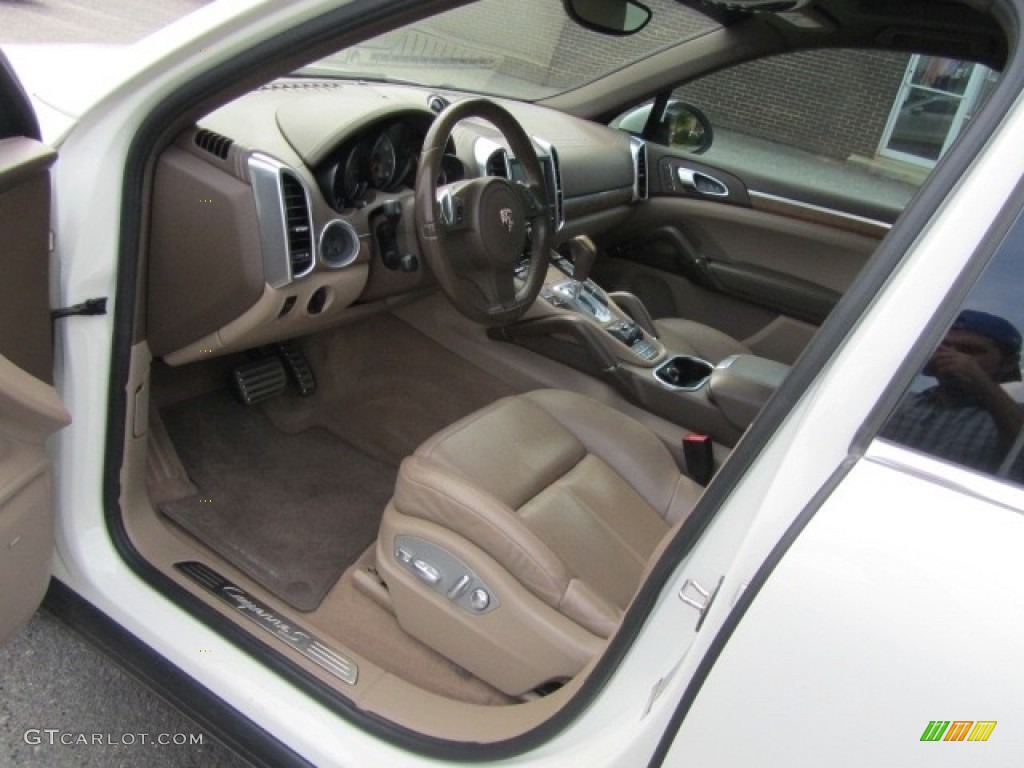 2012 Cayenne S - Sand White / Umber Brown/Light Tartufo photo #17