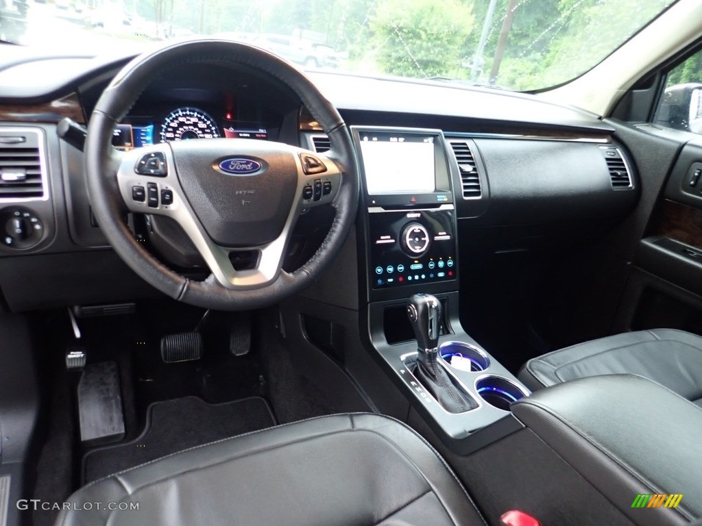 2019 Ford Flex Limited AWD Charcoal Black Dashboard Photo #133606289