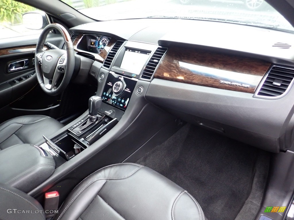 2018 Ford Taurus Limited AWD Charcoal Black Dashboard Photo #133606721