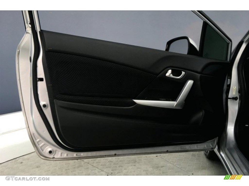 2013 Civic Si Coupe - Alabaster Silver Metallic / Black photo #20