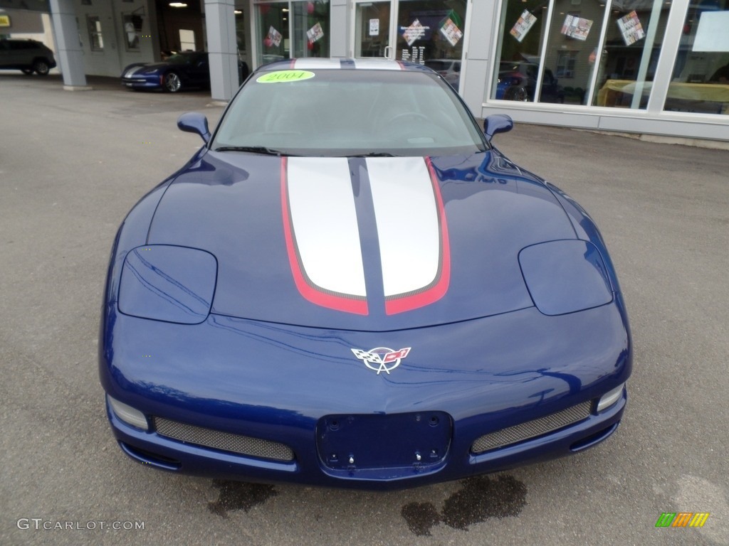 2004 Corvette Z06 - LeMans Blue Metallic / Black photo #3