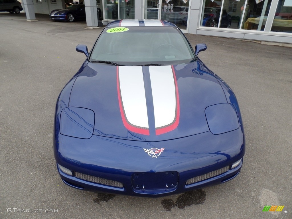 2004 Corvette Z06 - LeMans Blue Metallic / Black photo #4