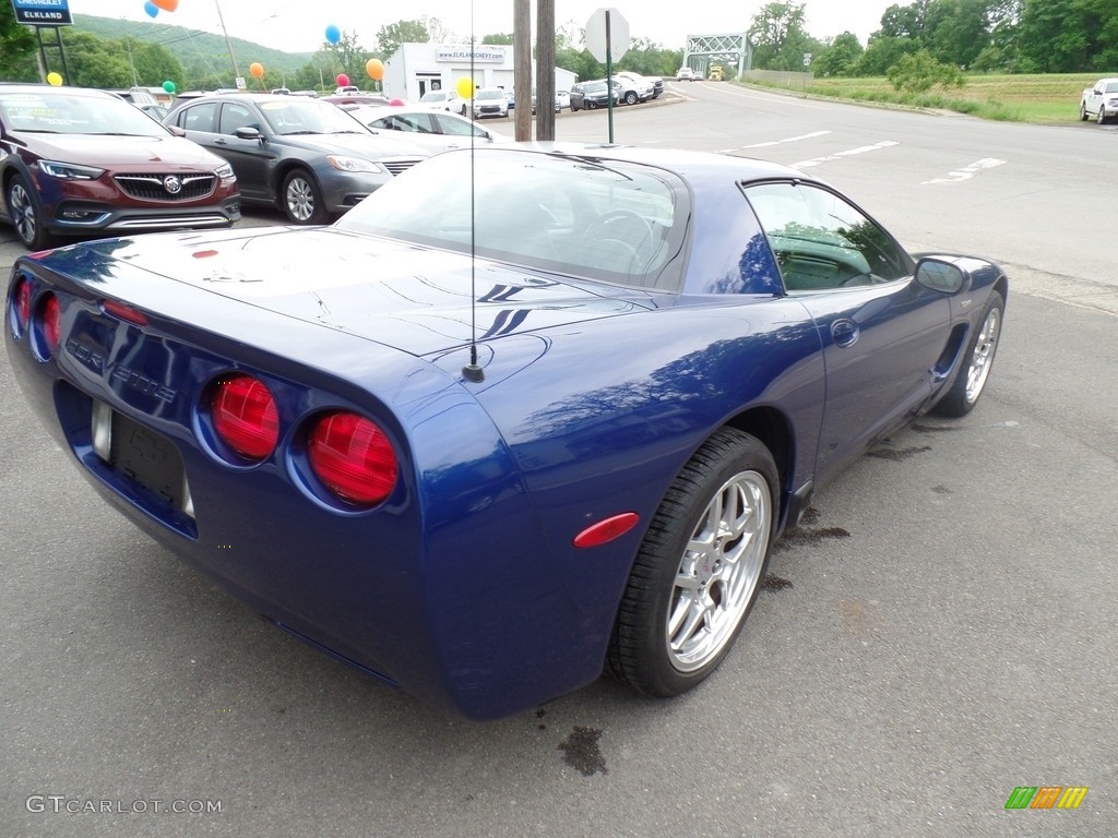 2004 Corvette Z06 - LeMans Blue Metallic / Black photo #7