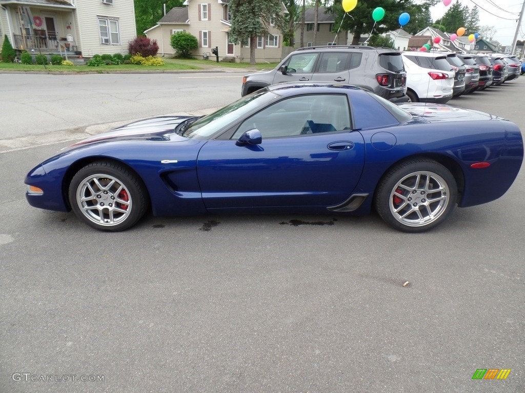2004 Corvette Z06 - LeMans Blue Metallic / Black photo #10