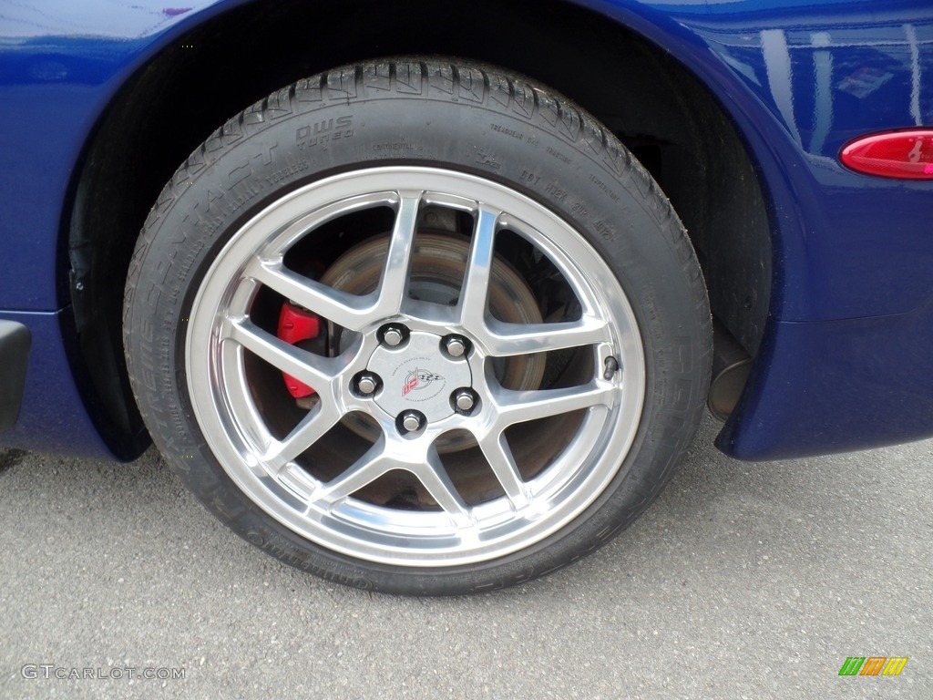 2004 Corvette Z06 - LeMans Blue Metallic / Black photo #11