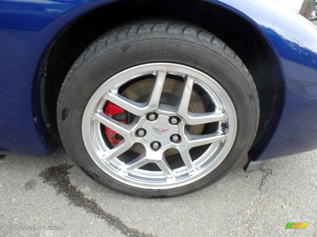 2004 Corvette Z06 - LeMans Blue Metallic / Black photo #13