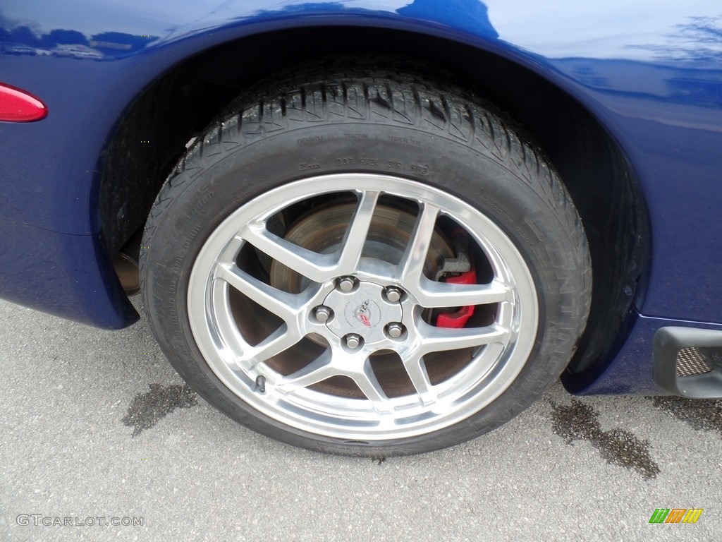 2004 Corvette Z06 - LeMans Blue Metallic / Black photo #14