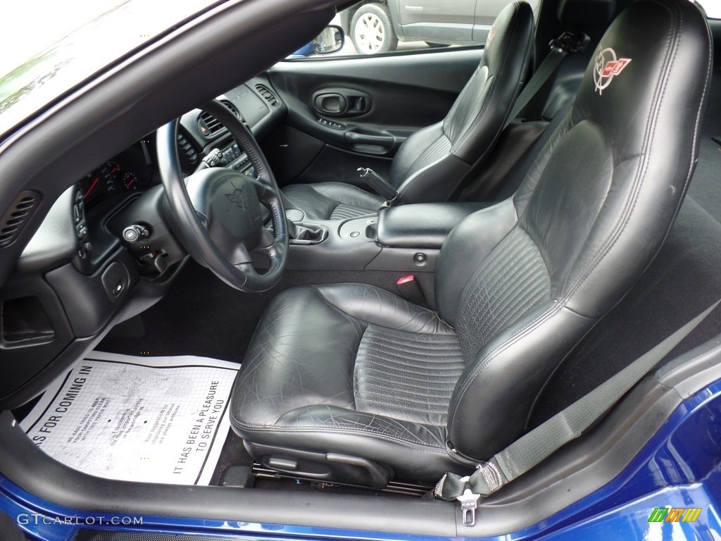 2004 Corvette Z06 - LeMans Blue Metallic / Black photo #17