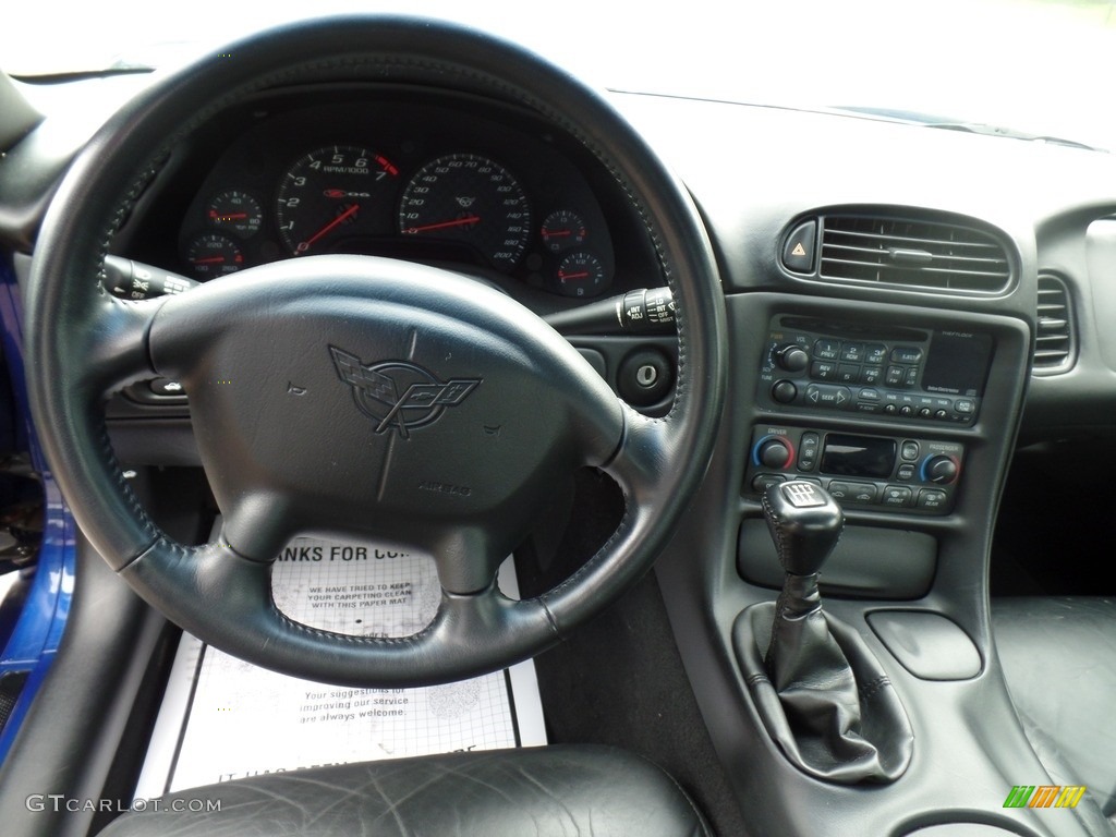2004 Corvette Z06 - LeMans Blue Metallic / Black photo #20