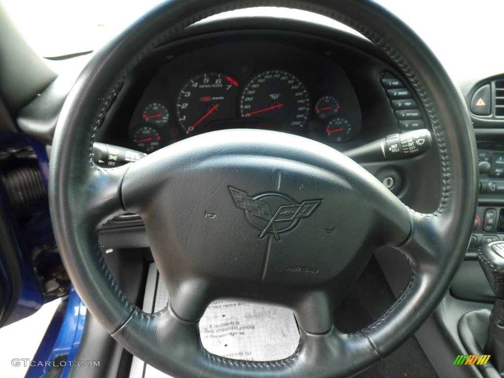 2004 Corvette Z06 - LeMans Blue Metallic / Black photo #21