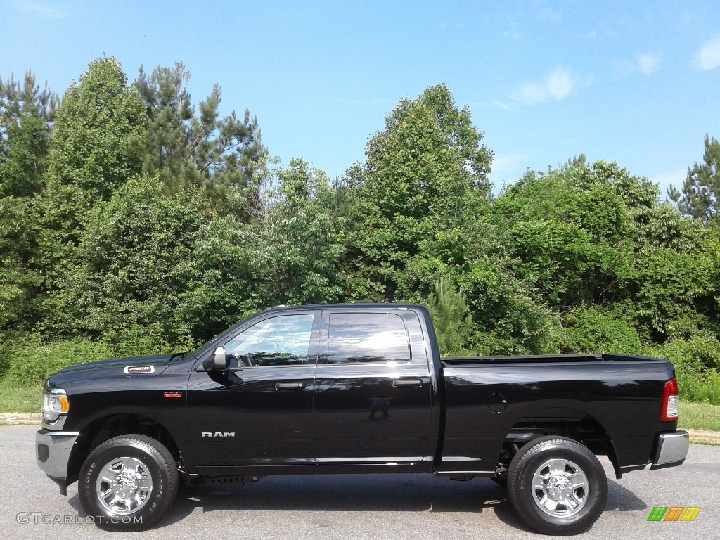 Diamond Black Crystal Pearl 2019 Ram 2500 Tradesman Crew Cab 4x4 Exterior Photo #133610336