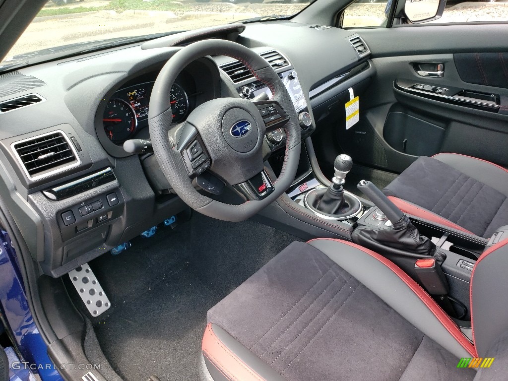Carbon Black Interior 2019 Subaru WRX STI Limited Photo #133612013