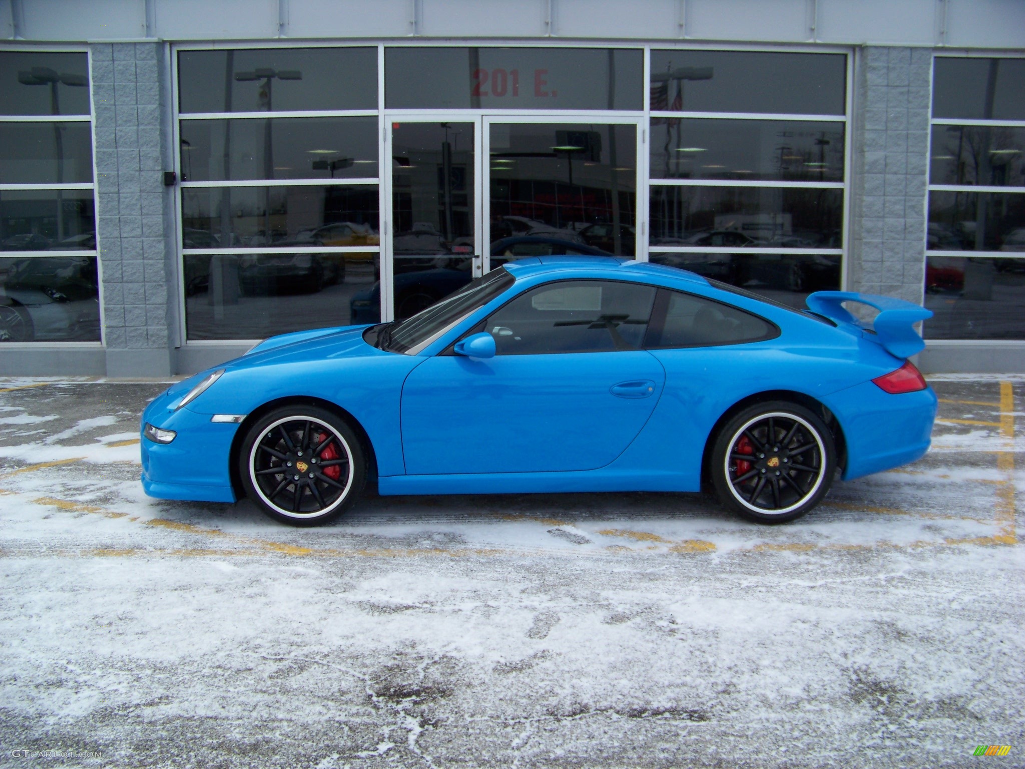 2008 911 Carrera S Coupe - Mexico Blue Paint to Sample / Black photo #11