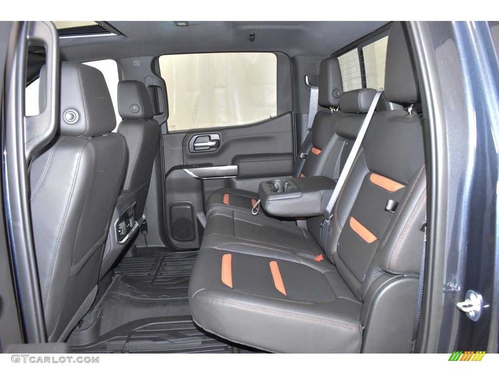 Jet Black Interior 2019 GMC Sierra 1500 AT4 Crew Cab 4WD Photo #133617548
